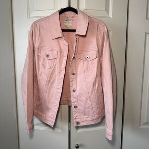 Torrid Pink Denim Jacket - Size 2 (18/20)